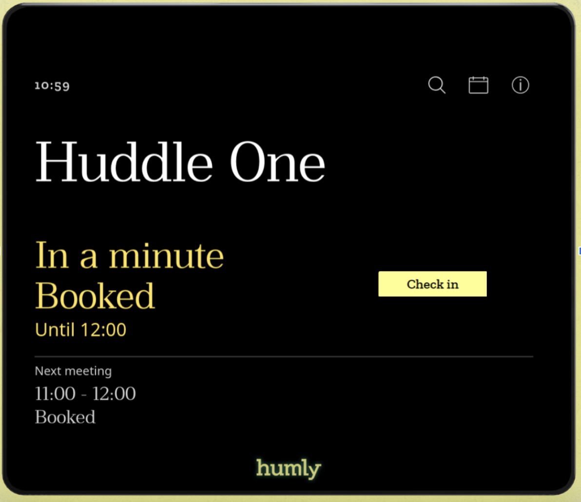 Humly Room Display User Guide